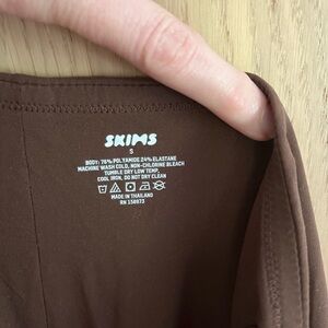SKIMS Chocolate Brown skirt